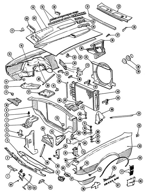 2nd gen firebird sheet metal|1967 firebird front end bolts.